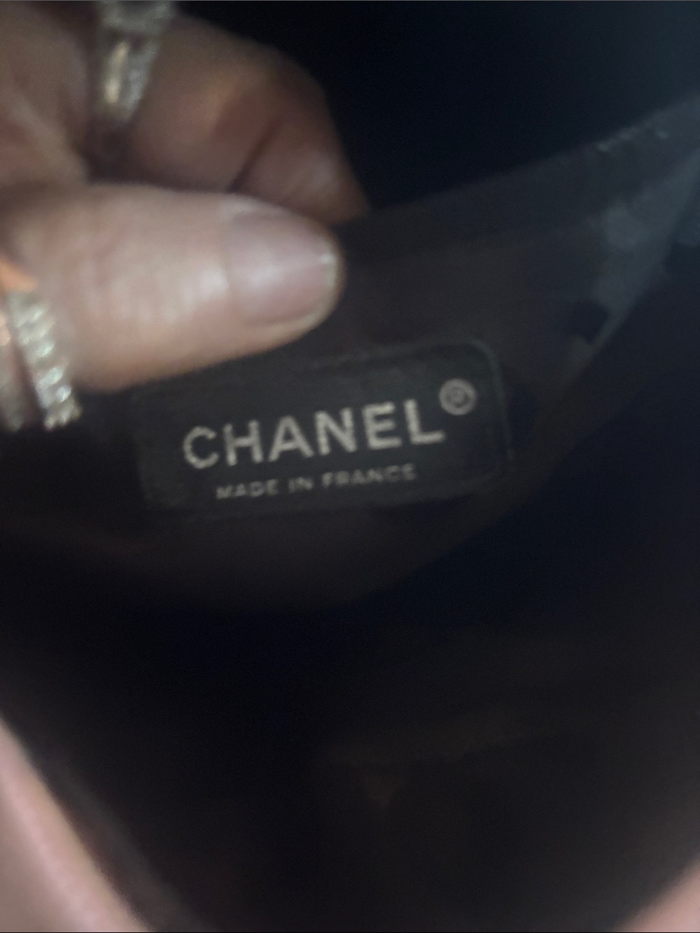 CHANEL Pink Quilted Shoulder Bag with Black Trim - Picture 7 of 9